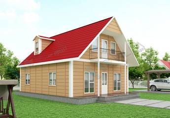 3+1 dubleks prefabrik ev 134 m²