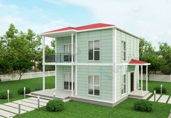 3+1 dubleks prefabrik ev 118 m²