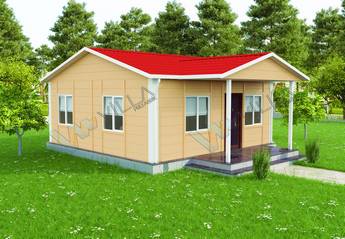 2+1 prefabrik ev 45 m²