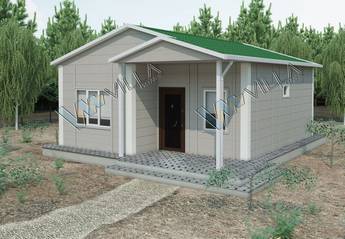 2+1 prefabrik ev 53 m²