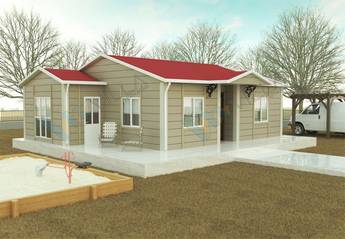 2+1 prefabrik ev 72 m²